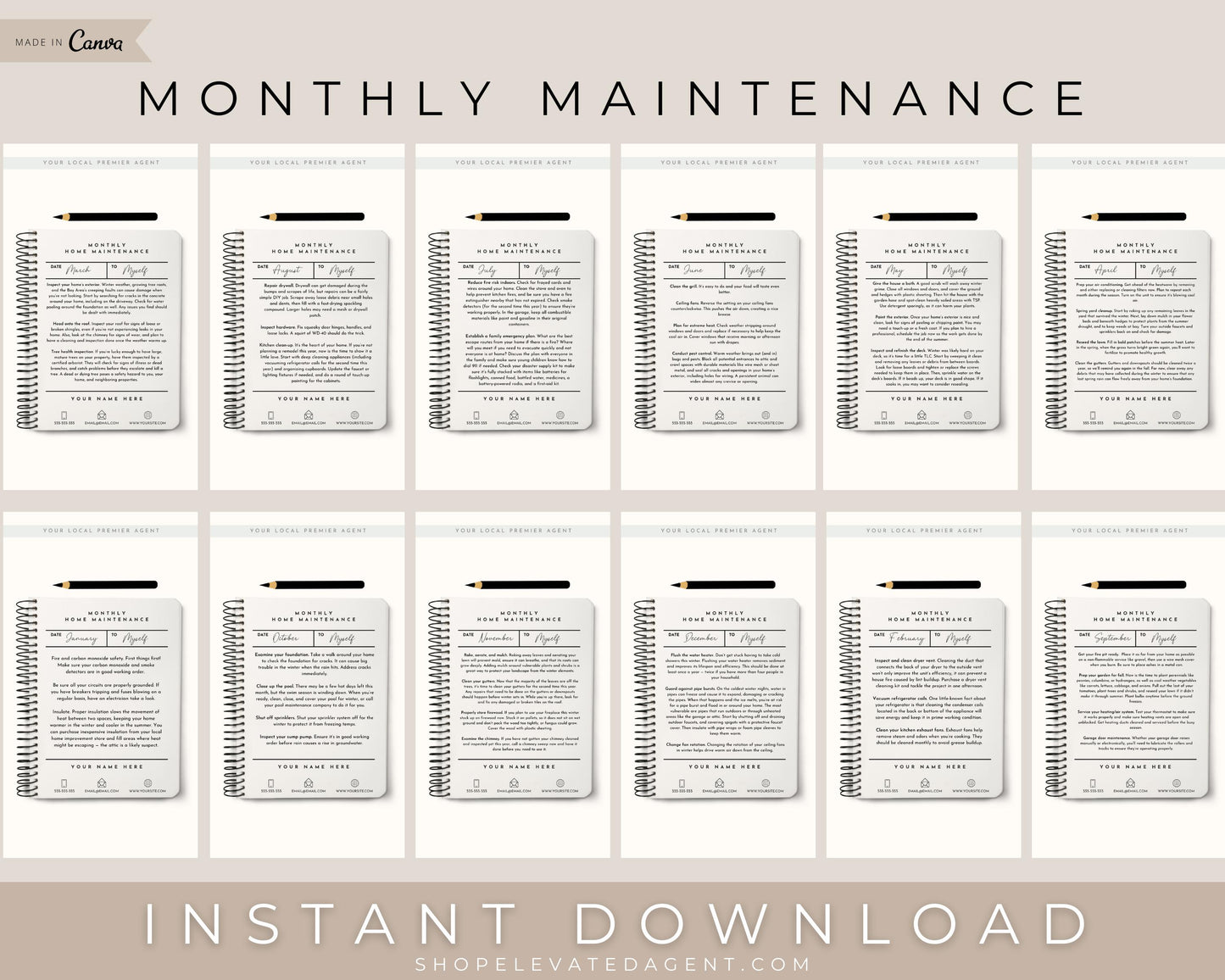 Real Estate Template – 100 Modern Real Estate Story Posts