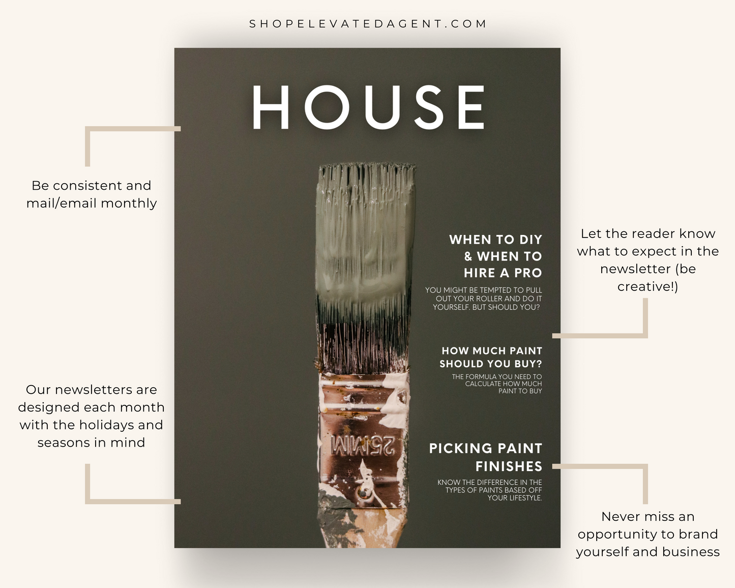 August Newsletter Template Real Estate Template for Newsletter Real Estate Newsletter Template for Realtors Real Estate Newsletter Template