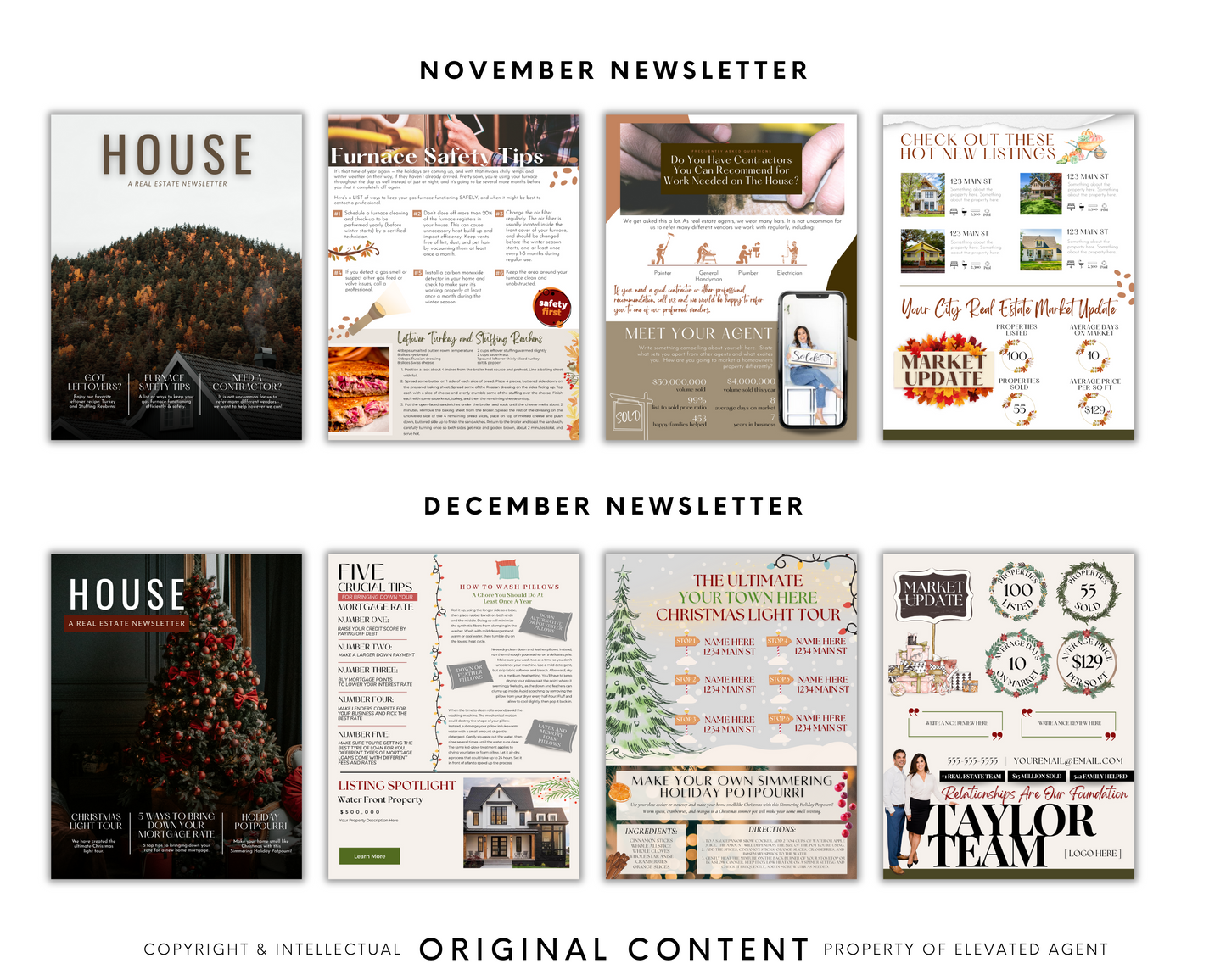 2023 Real Estate Newsletter Bundle - 8.5 x 11