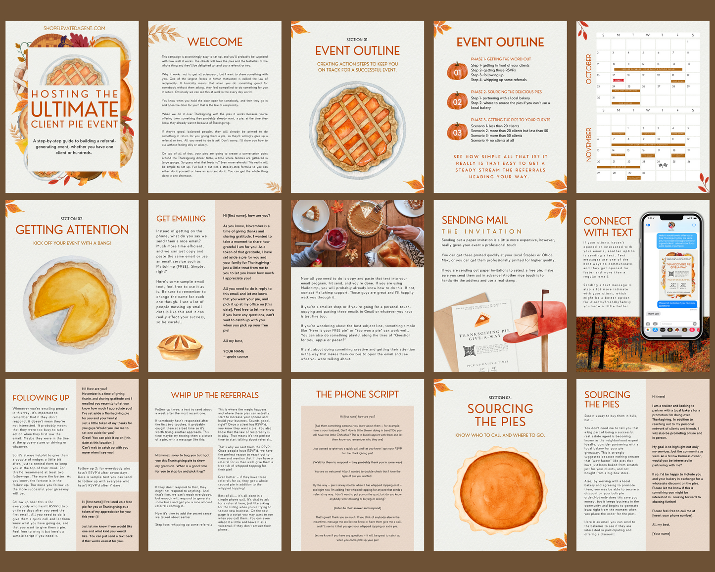 Thanksgiving Pie Give-A-Way Event Bundle 4