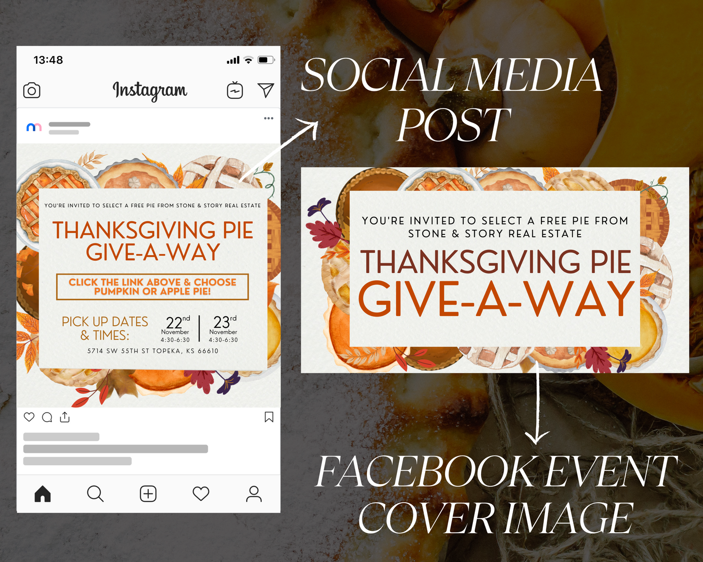 Thanksgiving Pie Give-A-Way Event Bundle 4