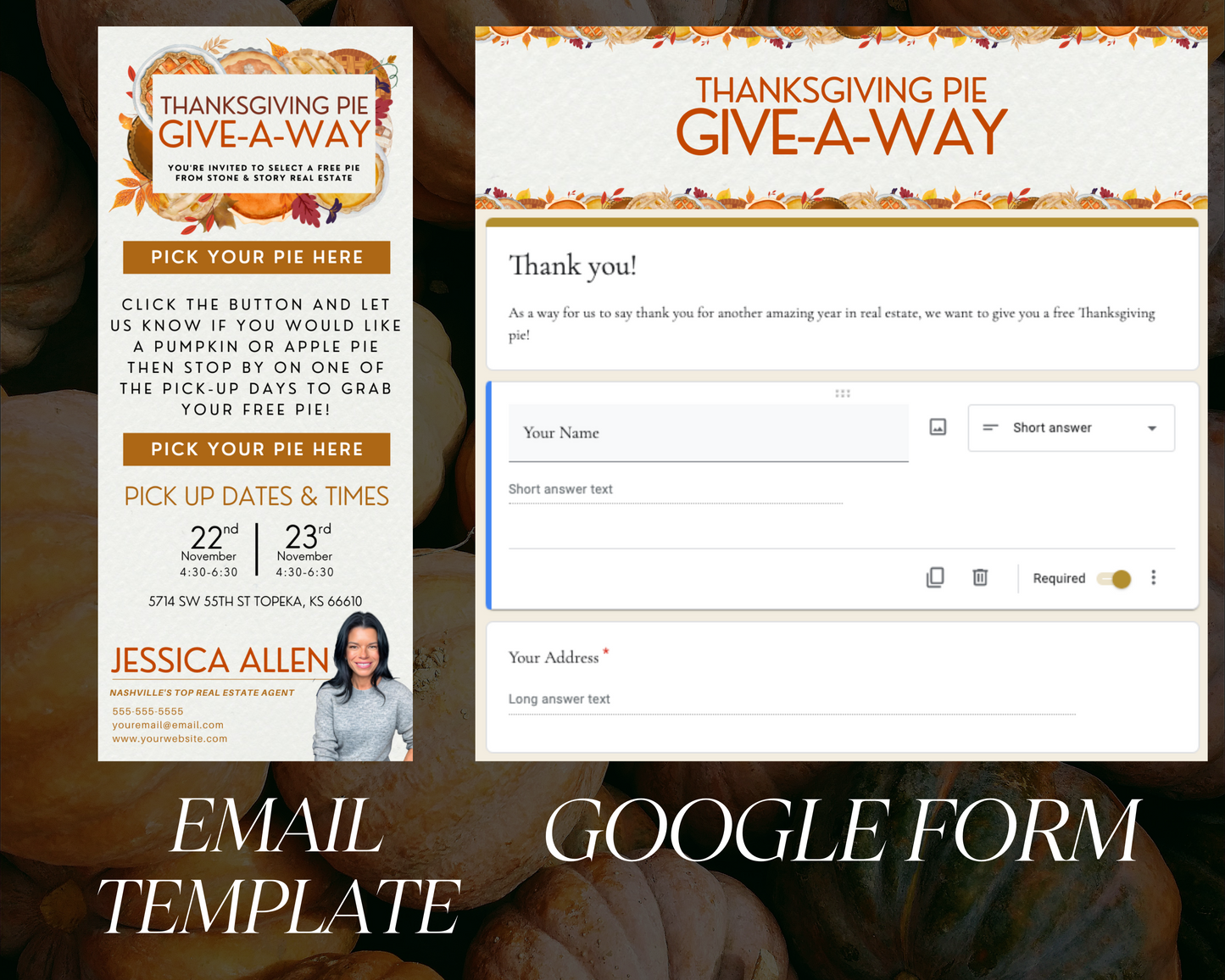 Thanksgiving Pie Give-A-Way Event Bundle 4