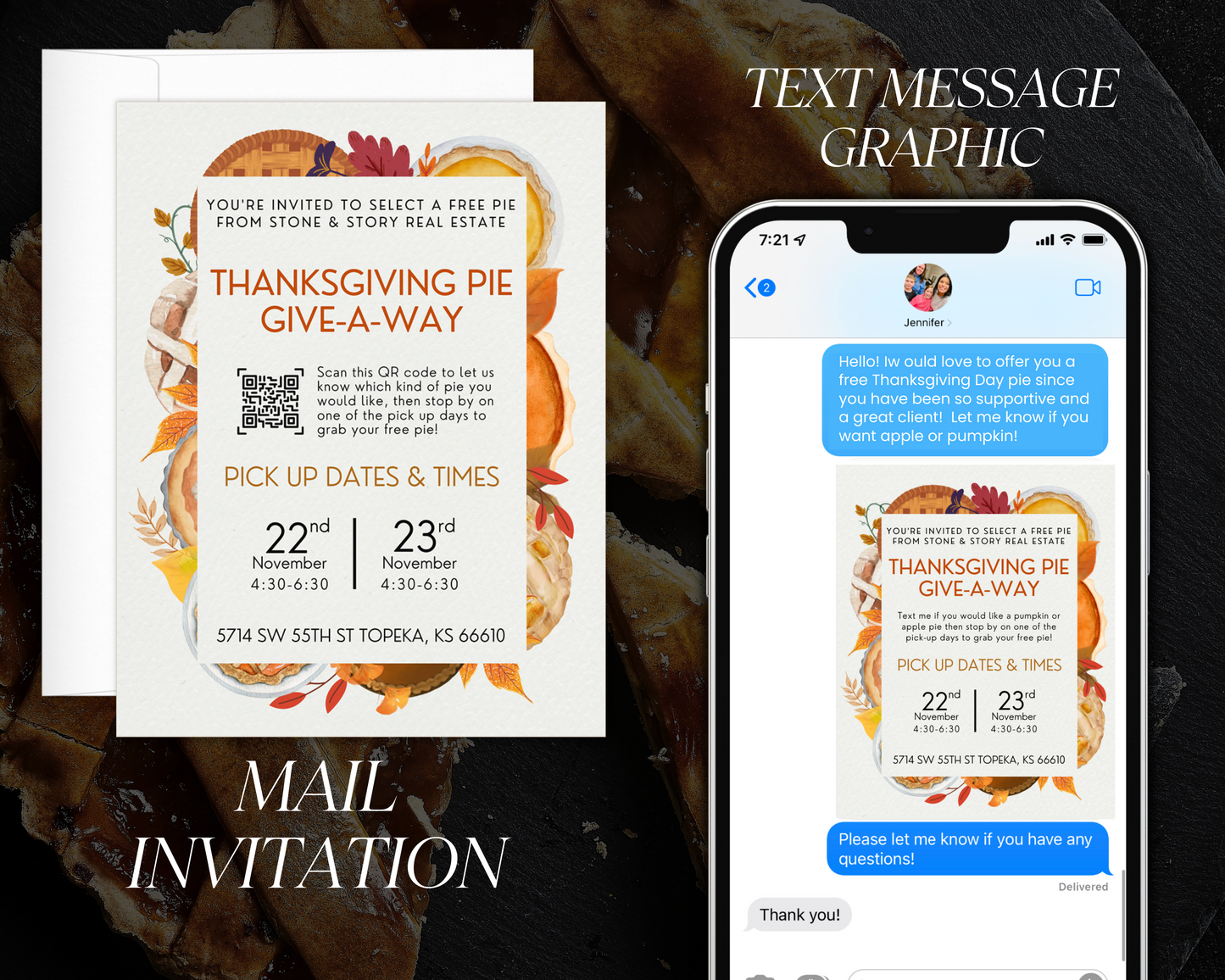 Thanksgiving Pie Give-A-Way Event Bundle 4