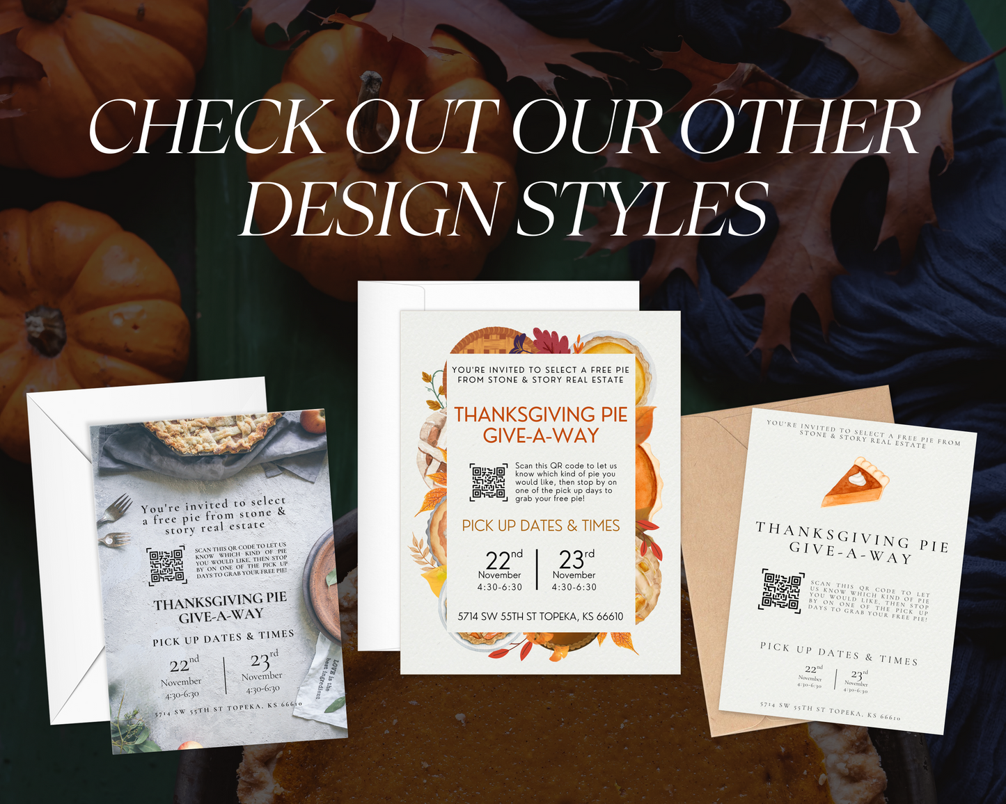 Thanksgiving Pie Give-A-Way Event Bundle 4