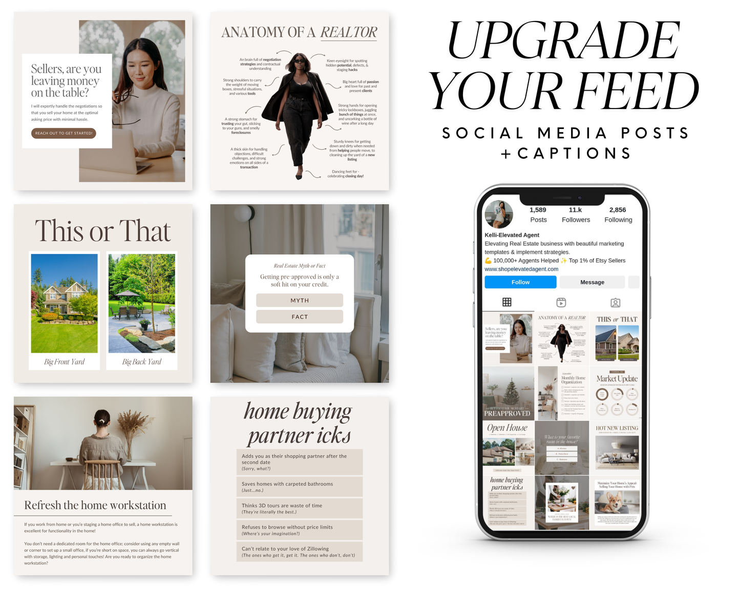 NATURAL Social media posts - 1 Year Bundle