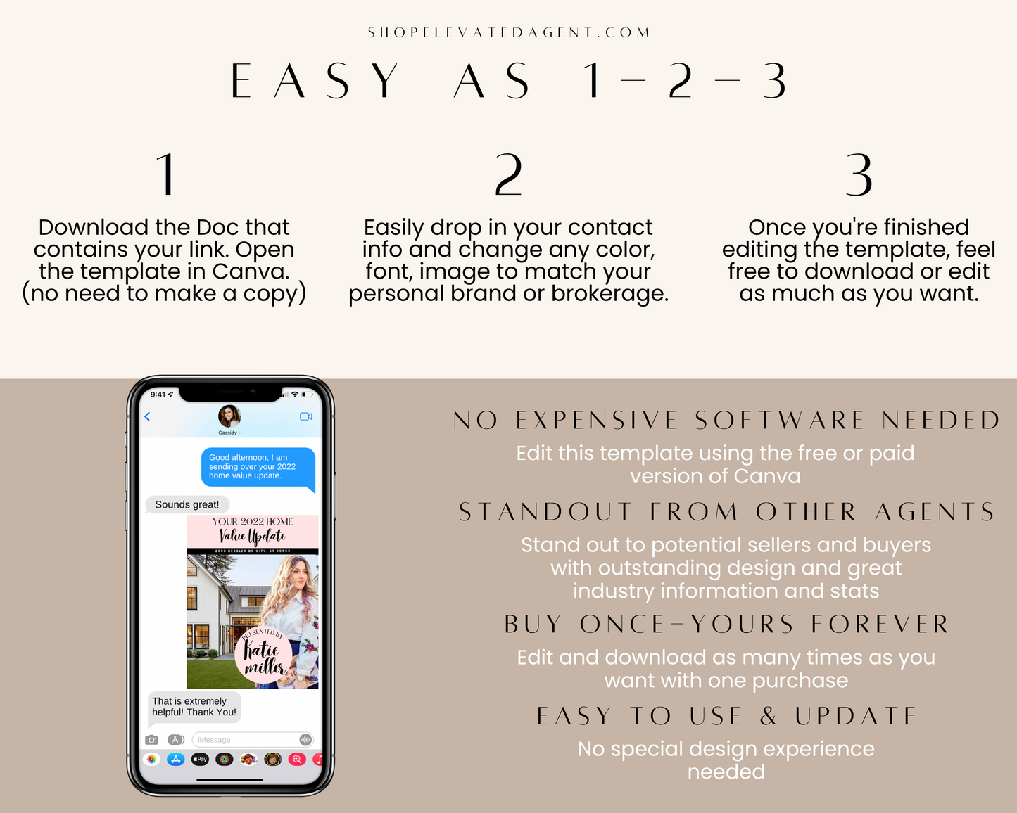 Real Estate Text Message Images Pink Real Estate Template