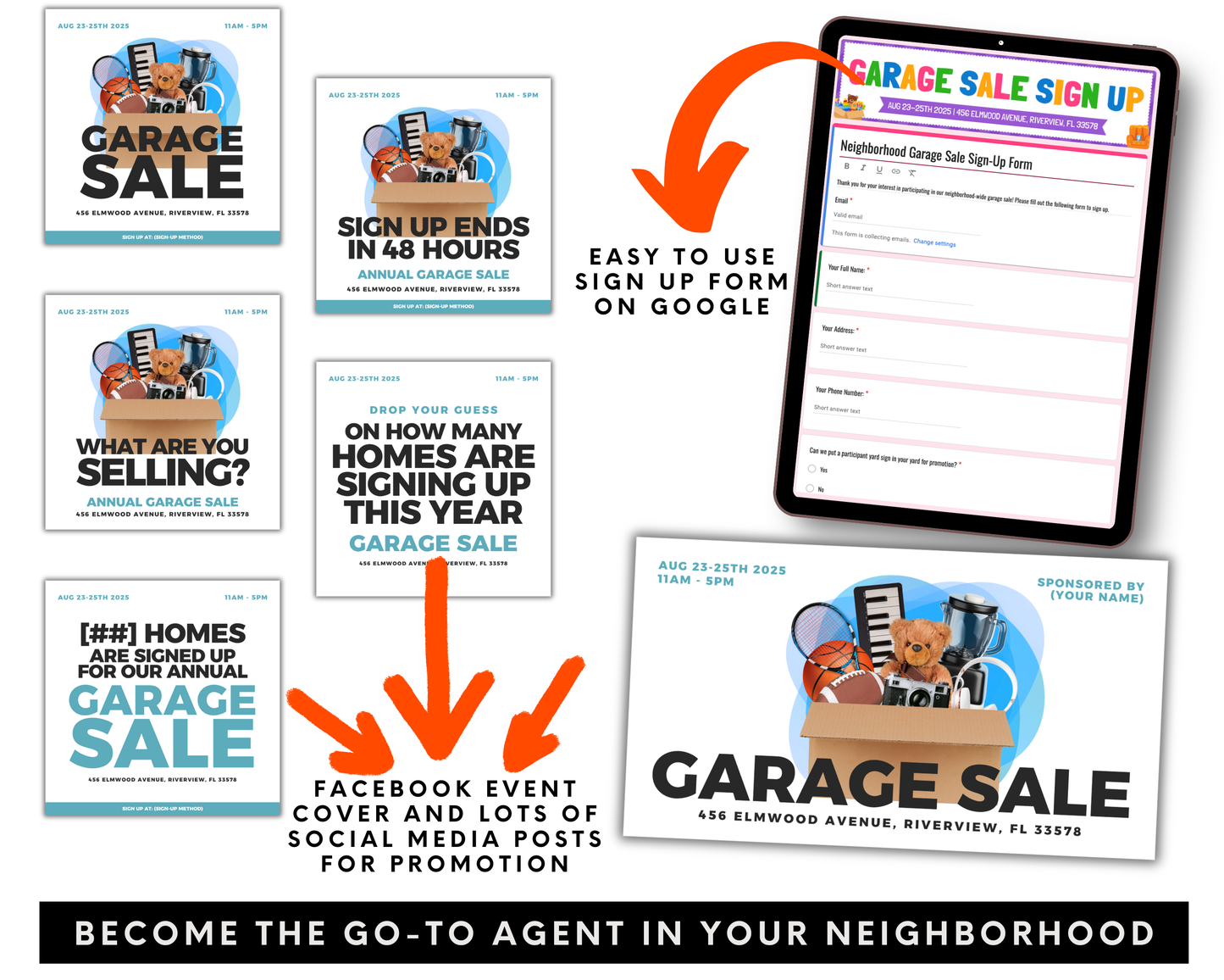 Garage Sale Bundle 2 - Real Estate Template