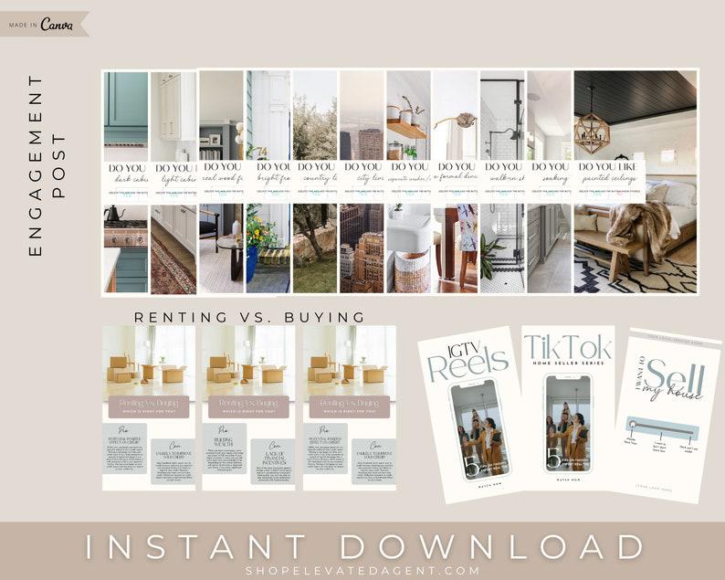 Real Estate Template – 100 Modern Real Estate Feed Posts