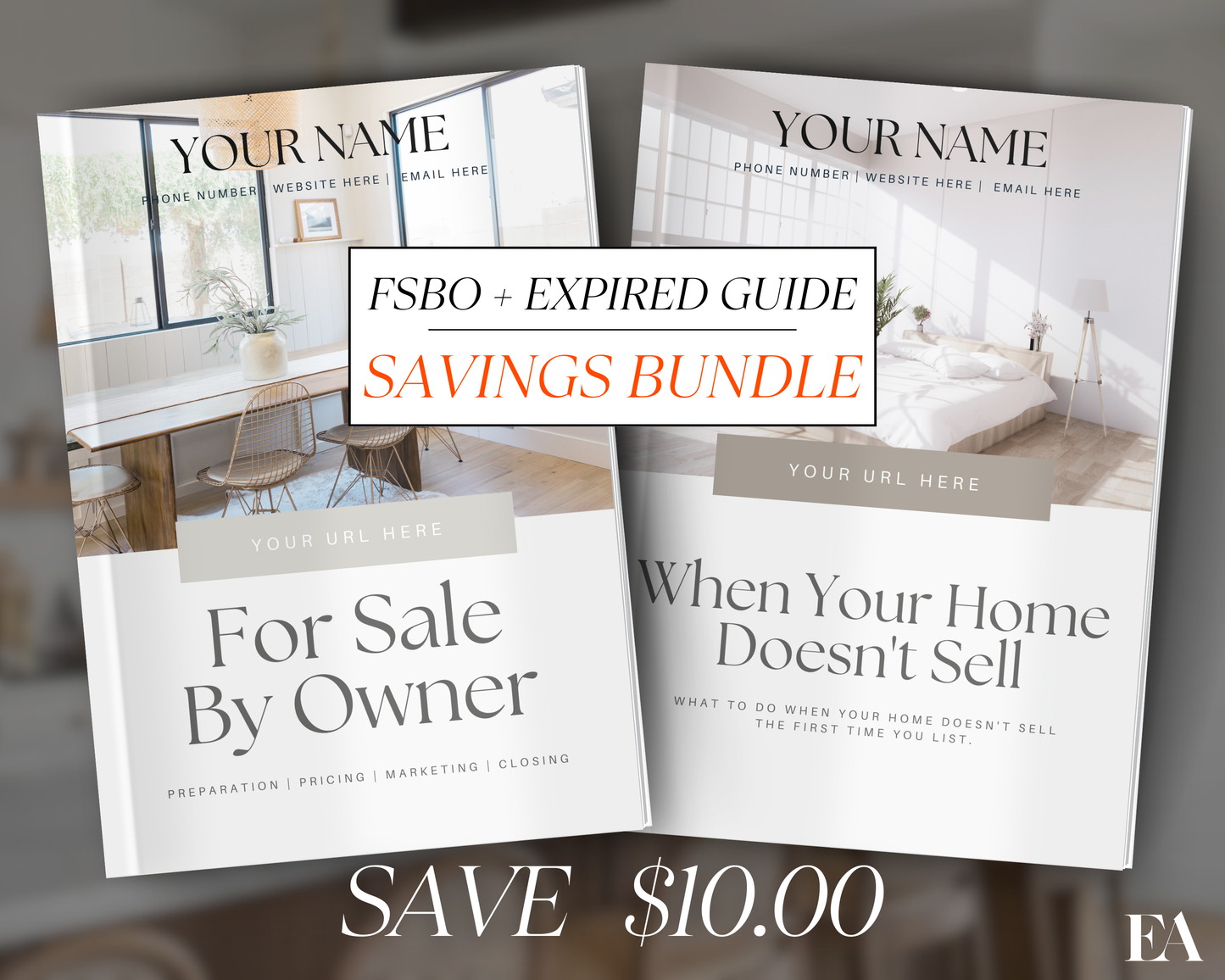 Expired and FSBO Bundle - Peaceful Design Style