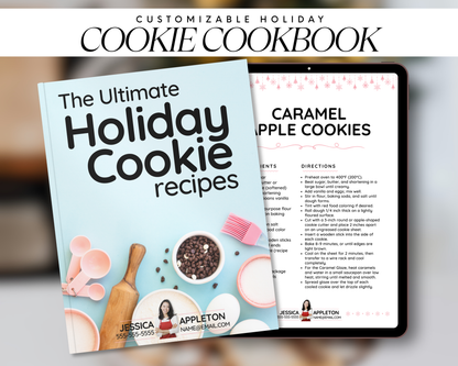 Holiday Cookie Cookbook Template