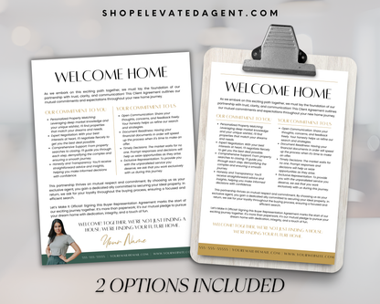 Buyer Loyalty Agreement - Exclusive Design Style