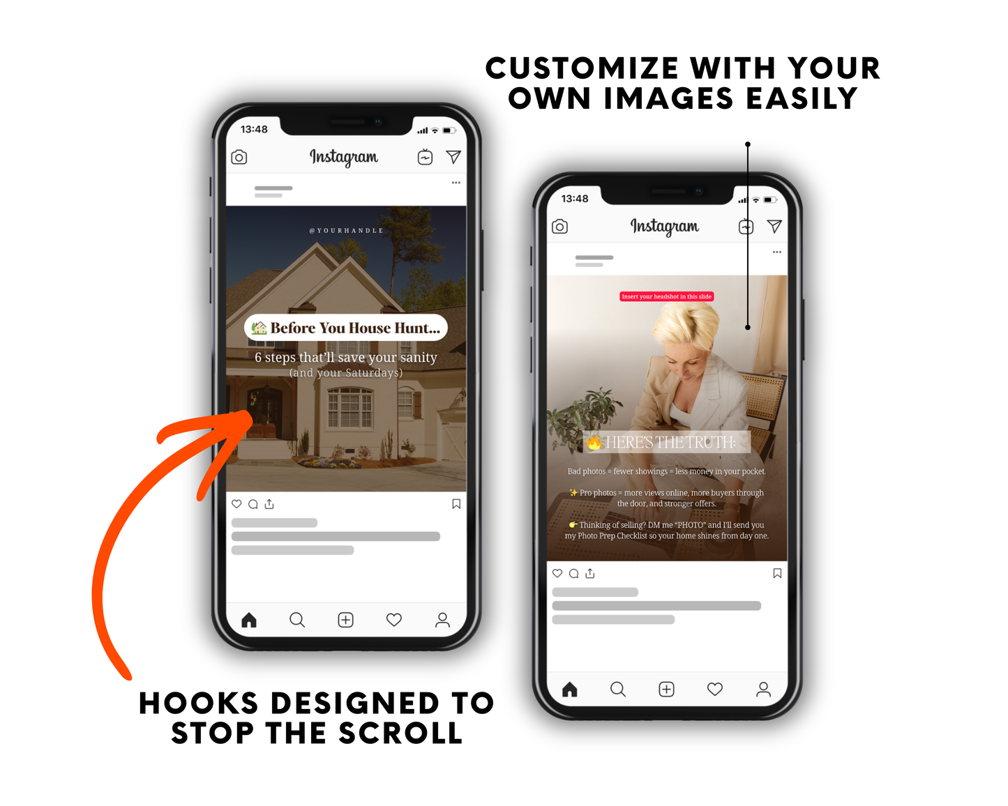 Social Media Posts Bundle - Natural Design Style Volume 2