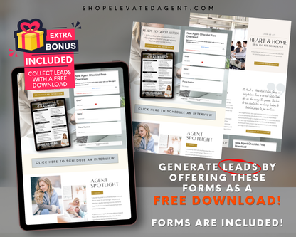Agent Recruit Landing Pages