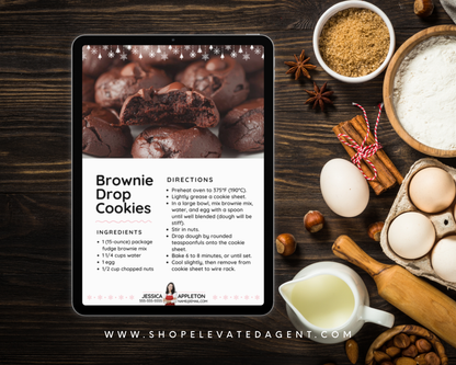 Holiday Cookie Cookbook Template