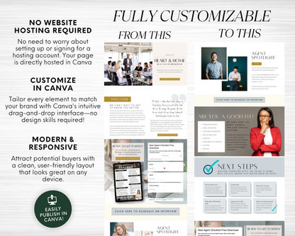 Agent Recruit Landing Pages