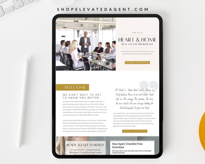 Agent Recruit Landing Pages