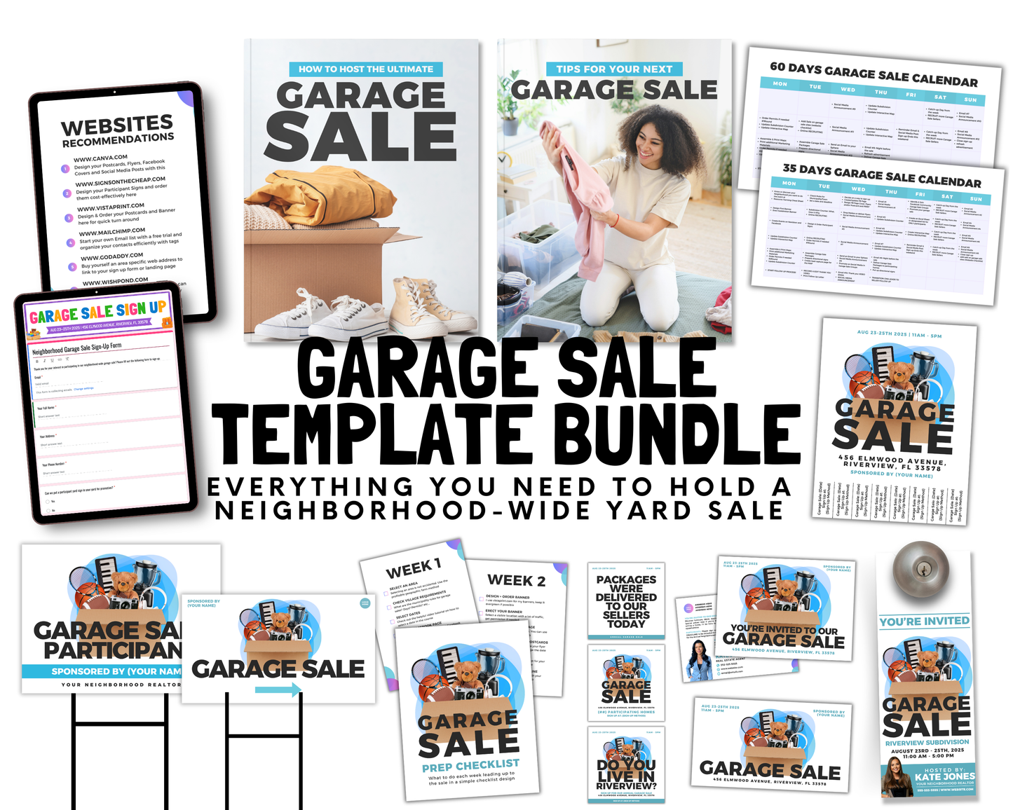 Garage Sale Bundle 2 - Real Estate Template