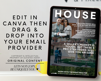 April Email Newsletter - Real Estate Template
