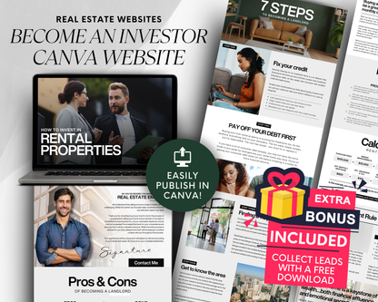 How To Invest In Rentals Landing Pages - Classic Design Style