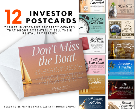 12 Investor Postcards