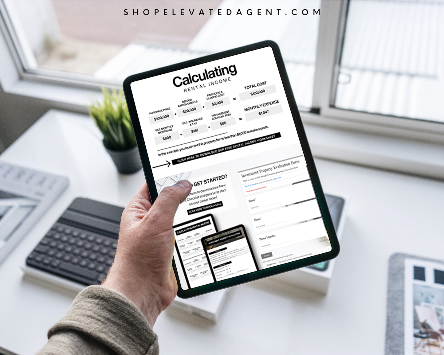 How To Invest In Rentals Landing Pages - Classic Design Style