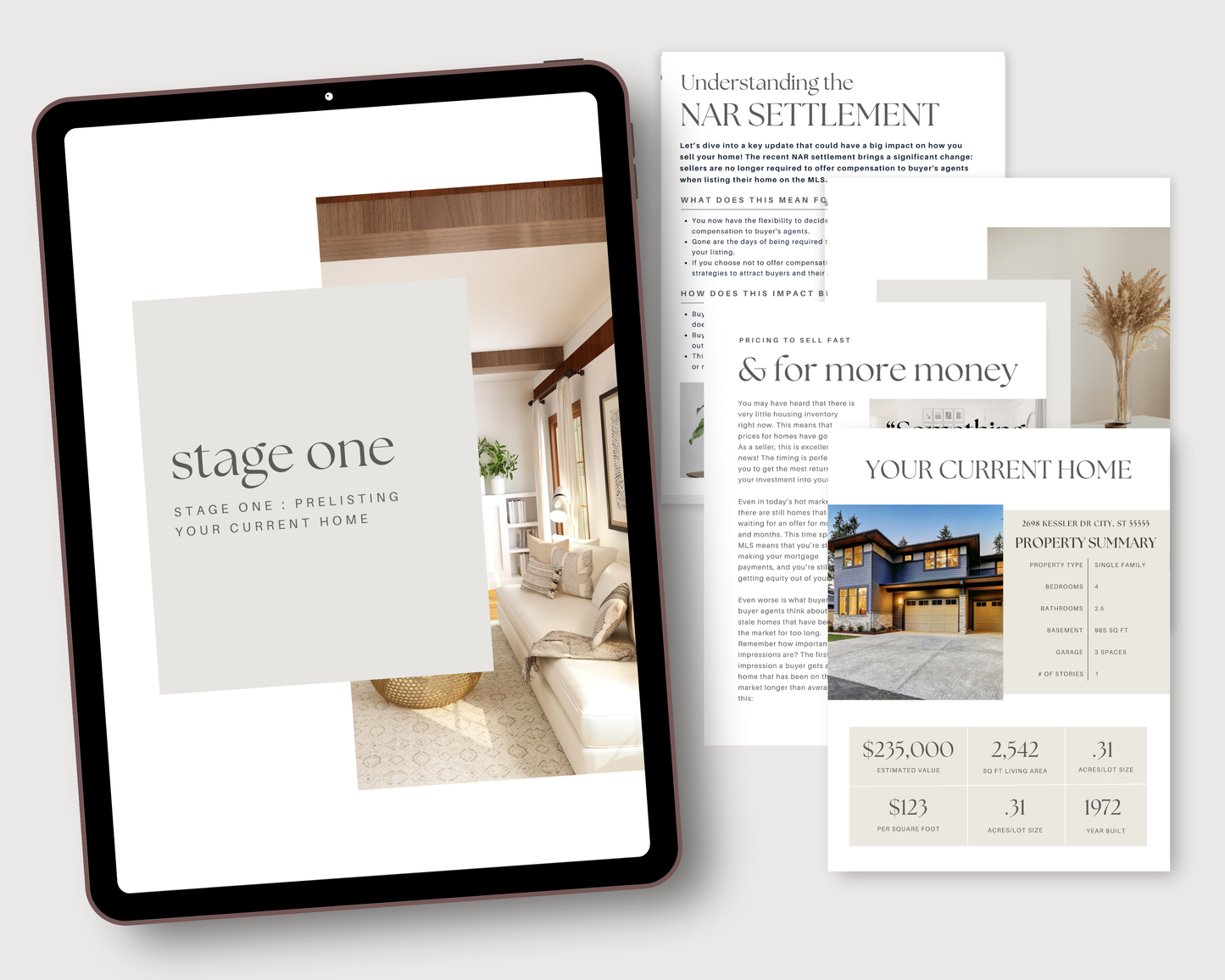 Listing Presentation - Peaceful Brand Style