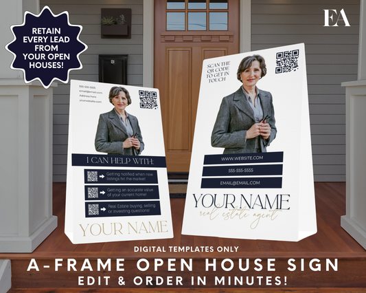 Open House A-Frame Sign 8 - Exclusive Design Style