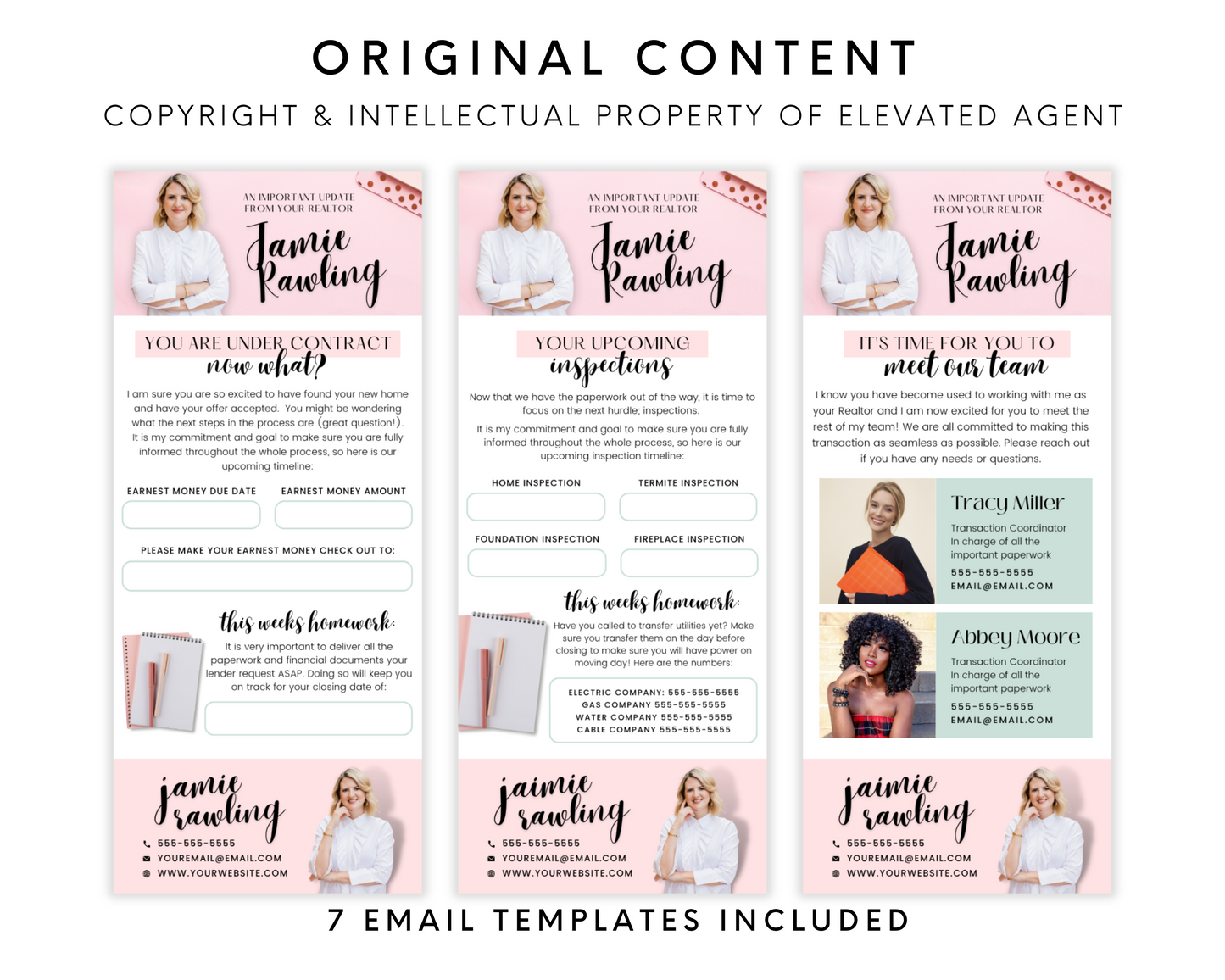 Under Contract Email Drip Playful Design Style