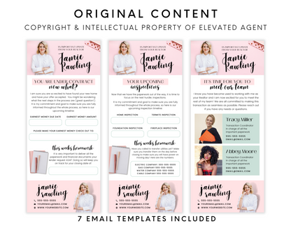 Under Contract Email Drip Playful Design Style