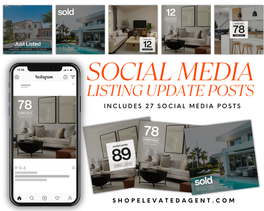 Social Media Listing Update Posts - Classic