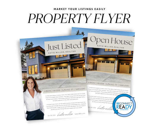 Real Estate Property Flyer - Peaceful Design Style