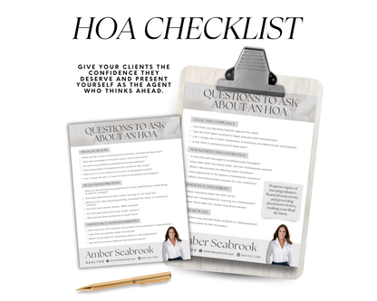 Questions To Ask About HOA Template