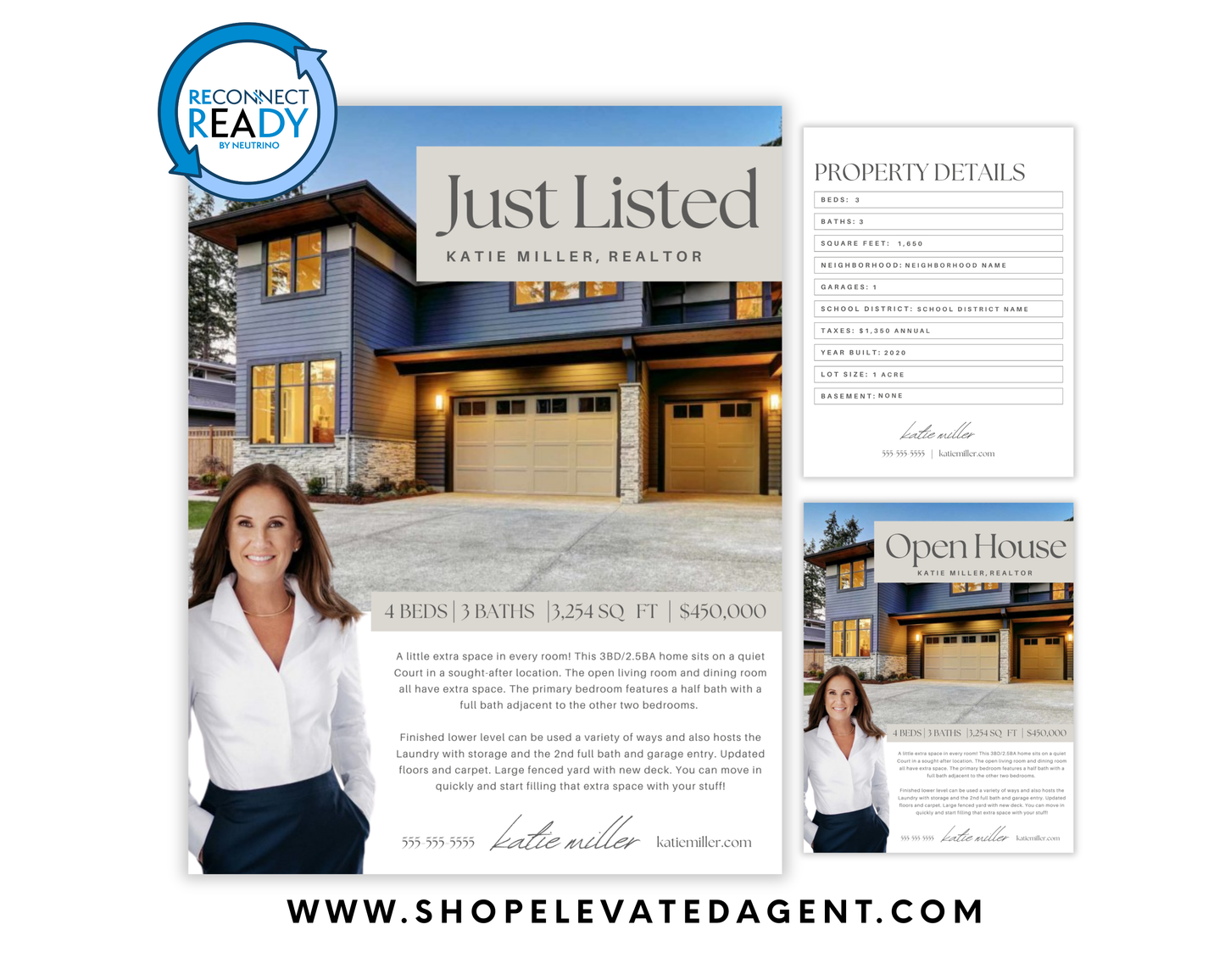 Real Estate Property Flyer - Peaceful Design Style