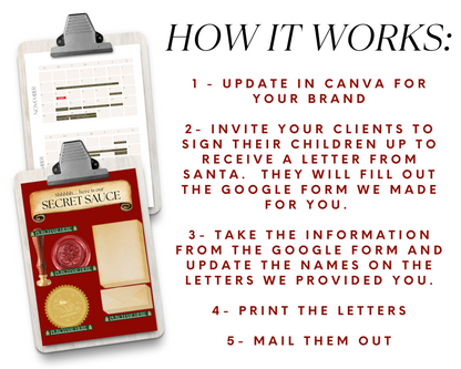 Letters To Santa, Santa Letters, Christmas Real Estate, Real Estate Client Event, Real Estate Marketing, Real Estate Pop By, Realtor Letter