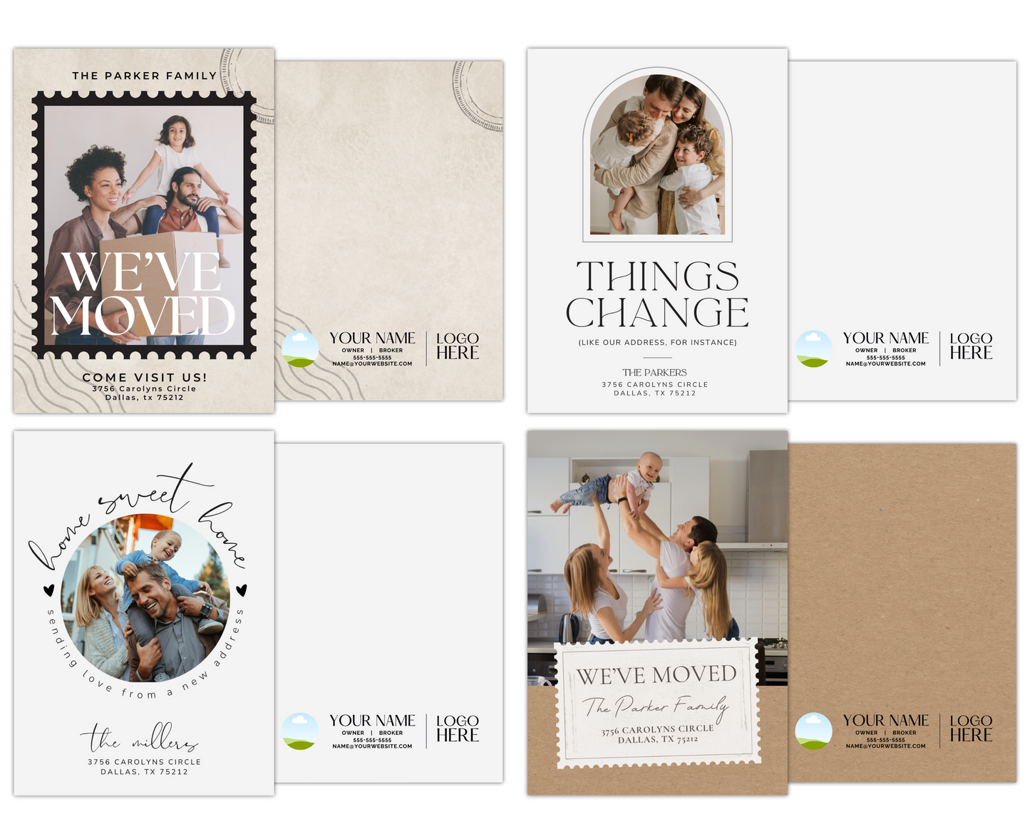 We've Moved Postcard Bundle