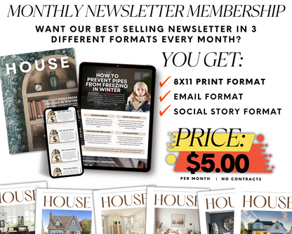 April Email Newsletter - Real Estate Template