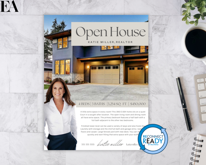 Real Estate Property Flyer - Peaceful Design Style