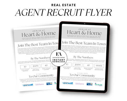 Agent Recruit Flyer Template