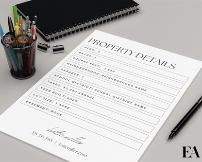 Real Estate Property Flyer - Peaceful Design Style