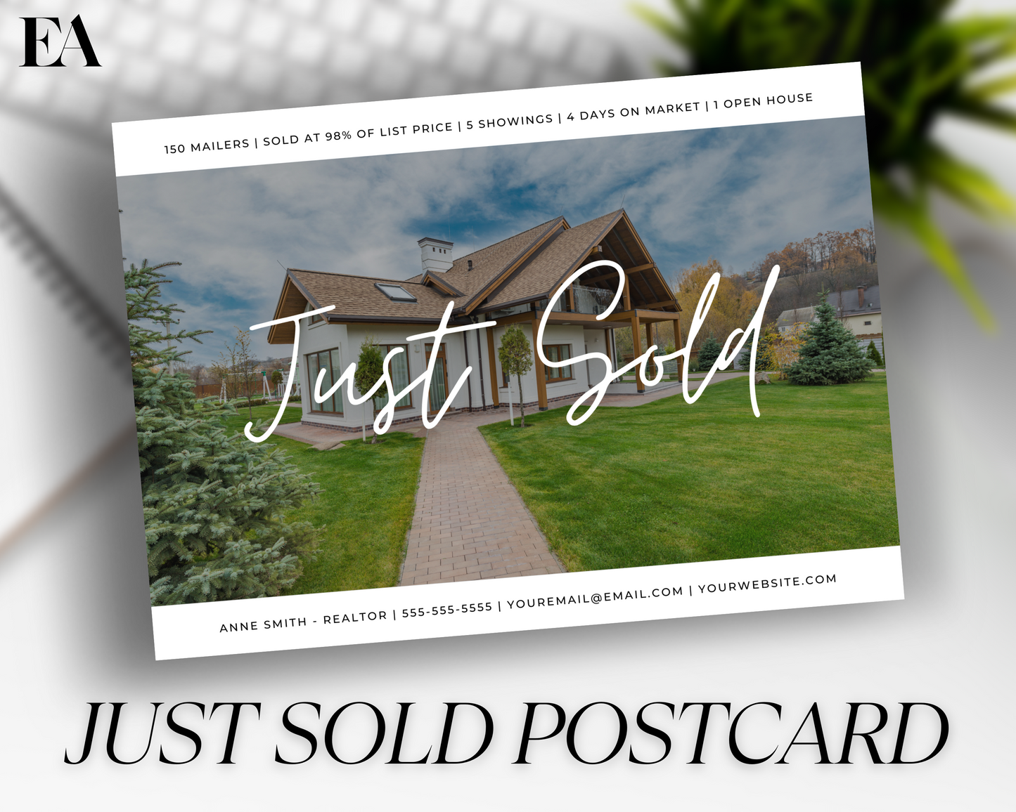 Real Estate Template – Just Sold Postcard