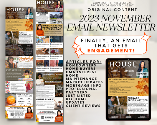 November 2023 Email Newsletter - Real Estate Template