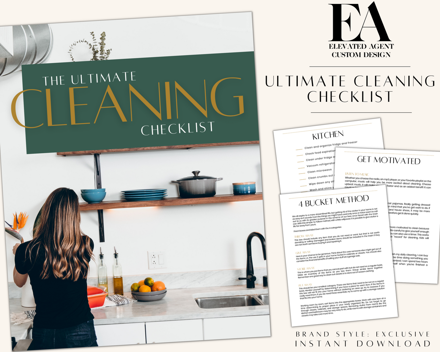 Cleaning Checklist - Exclusive Brand Style