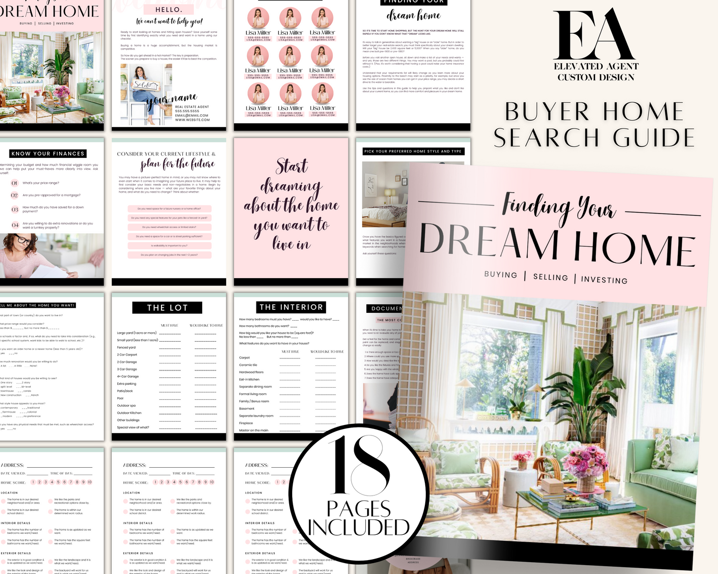 Dream Home Checklist - Playful Brand Style