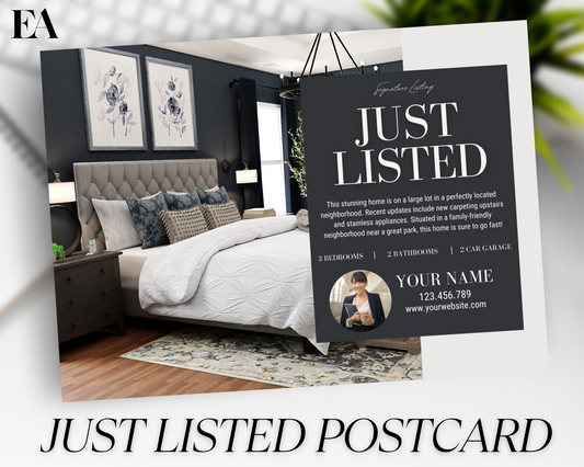 Real Estate Template – Real Estate Postcard 3 - Just Listed