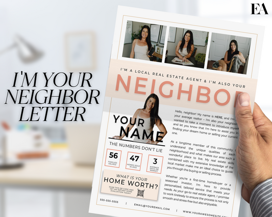 Real Estate Template – I'm Your Neighbor Letter