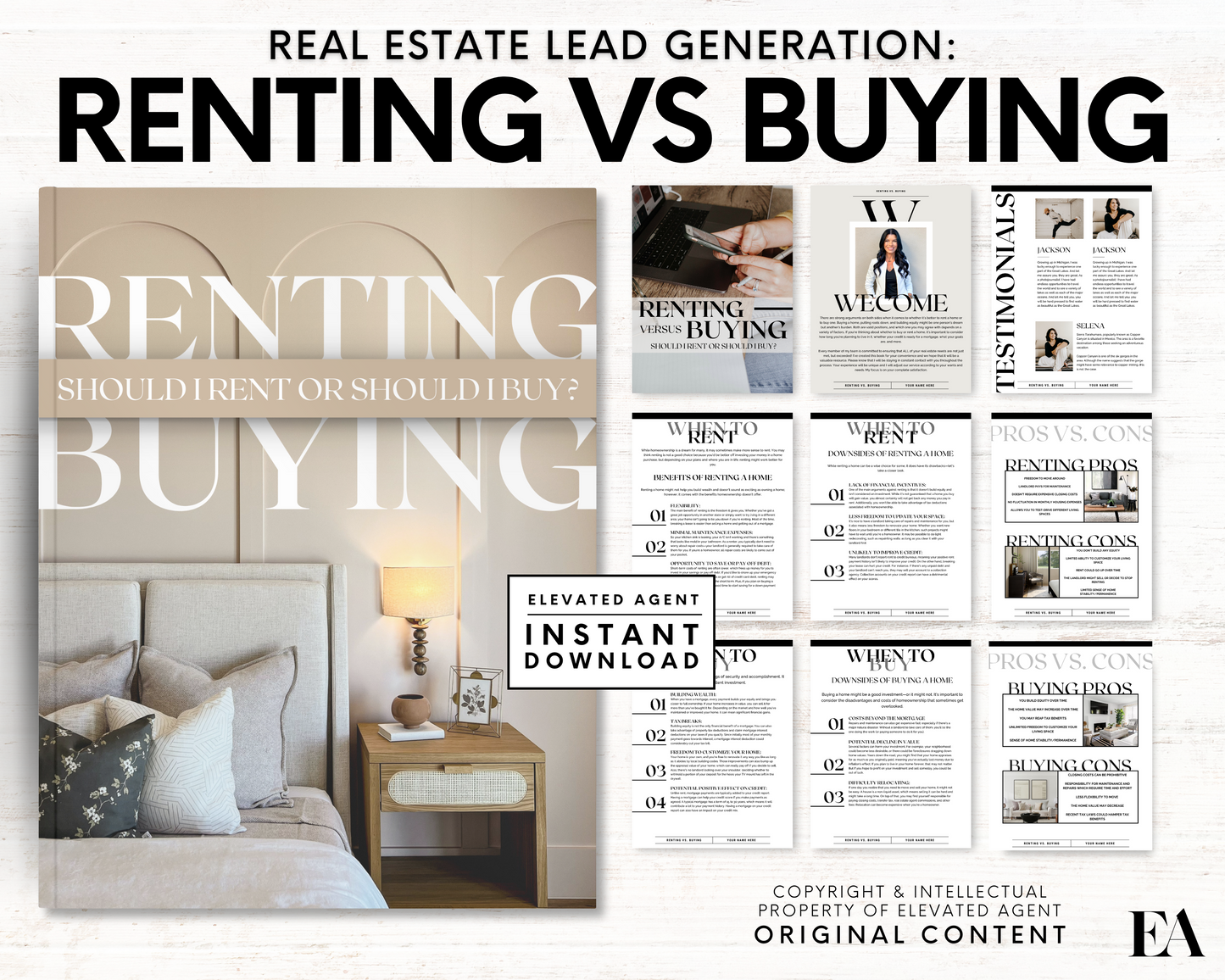 Renting vs. Buying Packet