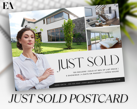 Real Estate Template – Just Sold Postcard