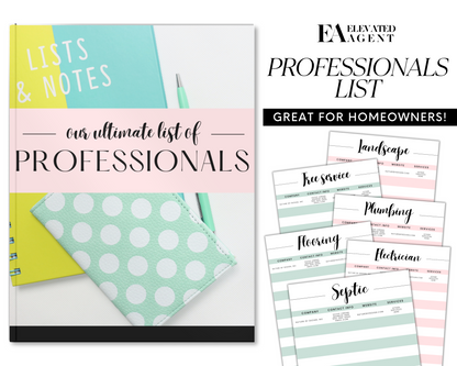 Professionals List - Playful Brand