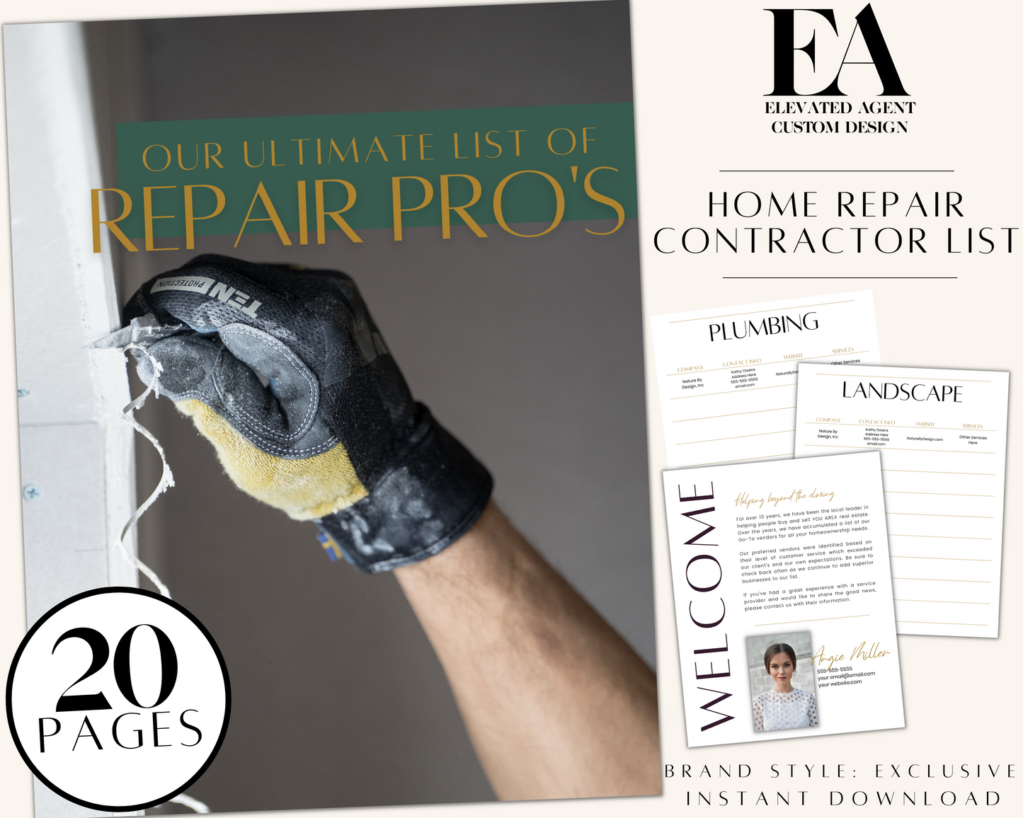 Home Repairman List - Exclusive Brand Style