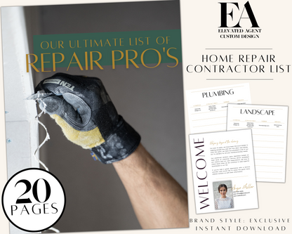 Home Repairman List - Exclusive Brand Style